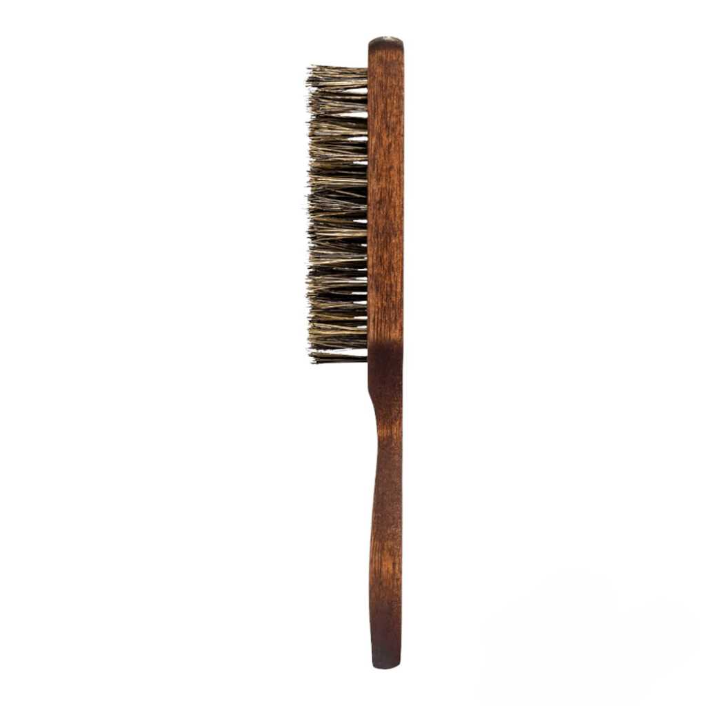 Escova De Madeira Grande P/ Barba e Bigode Marco Boni Marrom — imagem 2 de 2