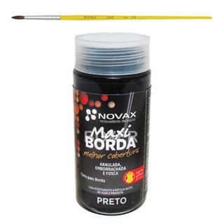 Tinta Maxi Borda Italiana Couro 90ml + Pincel em Oferta na Shopee