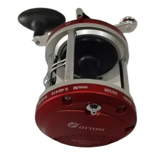 Carretilha Meio Pesada Ottoni Jj 500 Perfil Alto Drag 25kg Pescaria! em Oferta na Shopee