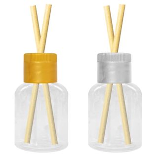 100 Frascos 20ml Pet Com Tampas e Varetas Para Mini Aromatizadores em Oferta na Shopee