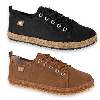 Tênis feminino Moleca Casual Camurça Tratorado Nobuck - Original