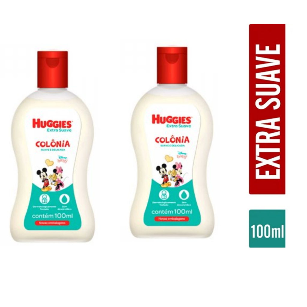 Colônia Infantil Huggies Extra Suave 100ml