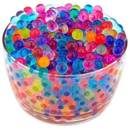 12 pacotes bolinhas de gel cresce na água brinquedo para decoração de vaso