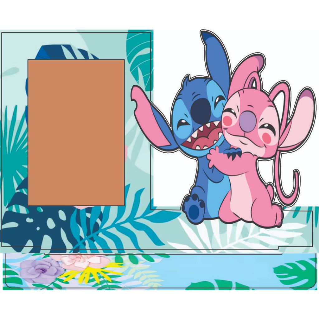 Porta Retrato Lillo Stitch em Oferta na Shopee