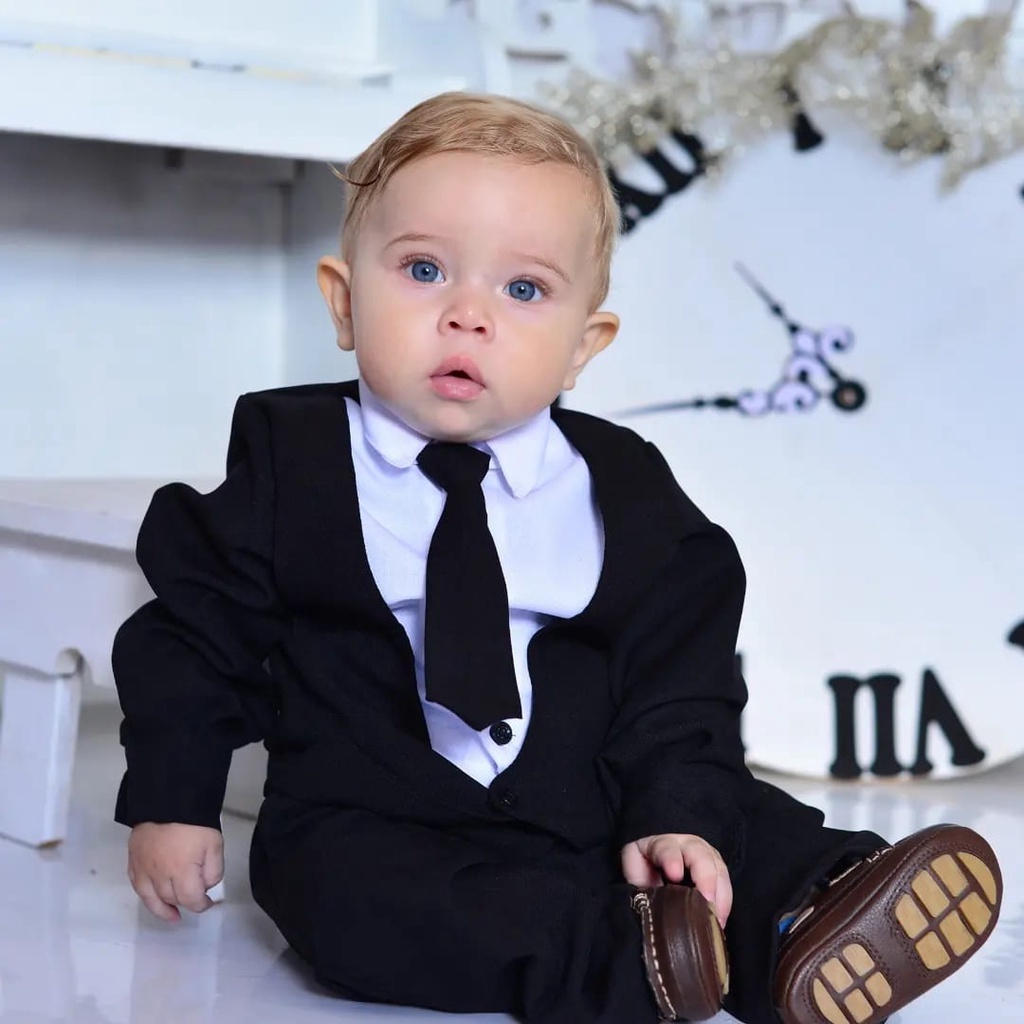 Terno Infantil Masculino Conjunto social infantil Poderoso Chefinho Roupa bebê