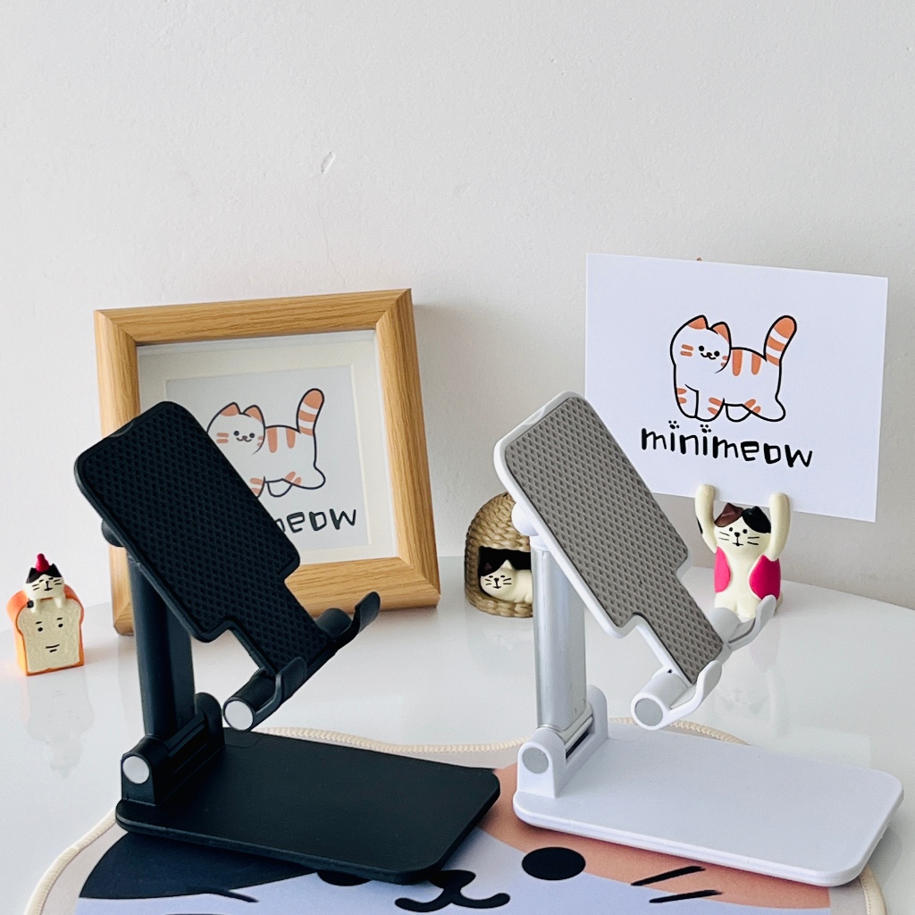 Suporte Para Celular e Tablet Dobrável Ajustável Apoio Mesa