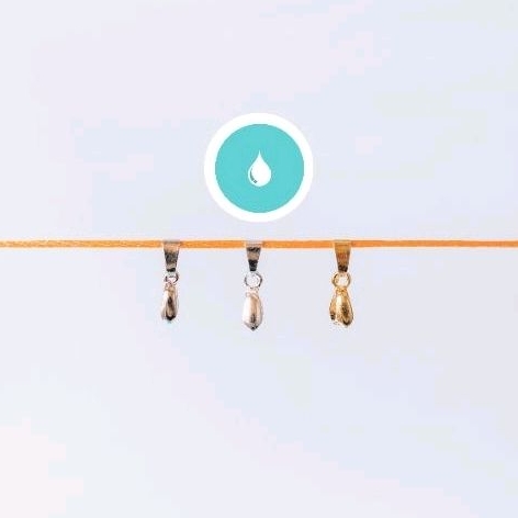 Elo/ Base de pingente Folheado a ouro 18k - 2 unidades em Oferta na Shopee