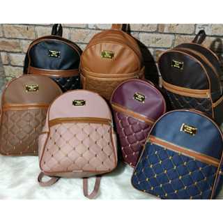 Bolsa Mochila feminina de Couro Sintetico. MODA PREMIUM Bolsas femininas de moda