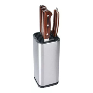 Suporte Organizador Cepo Aço Inox Porta Facas Universal