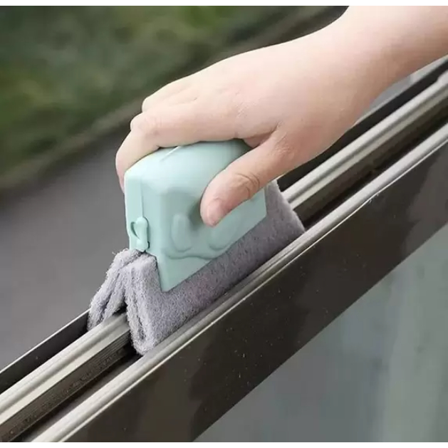Limpador Janela Escova Limpeza Cantos Multiuso Janelas Cozinha Fogão Limpa Canto Casa Microfibra