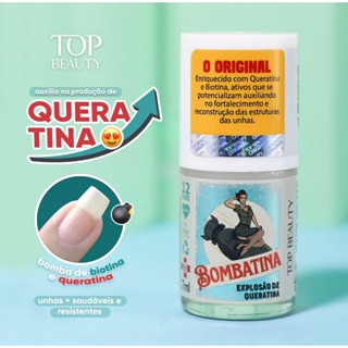 Base Bombatina SOS Unhas Top Beauty | Fortalecimento e Proteção em Oferta na Shopee