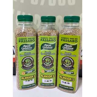 Combo econômico: 3 ALPISTE ALTA PERFORMANCE com 380g CADA em Oferta na Shopee