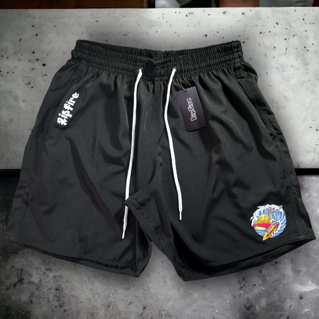 Bermuda Masculina Surf Trip Skull Ripfire Elastano com Tac Tel em Oferta na Shopee