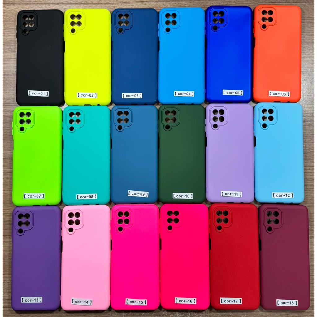 Capa Capinha Anti impacto Para Celular Samsung Galaxy A12 / M12 - Com Interior Aveludado de Silicone - CP 014