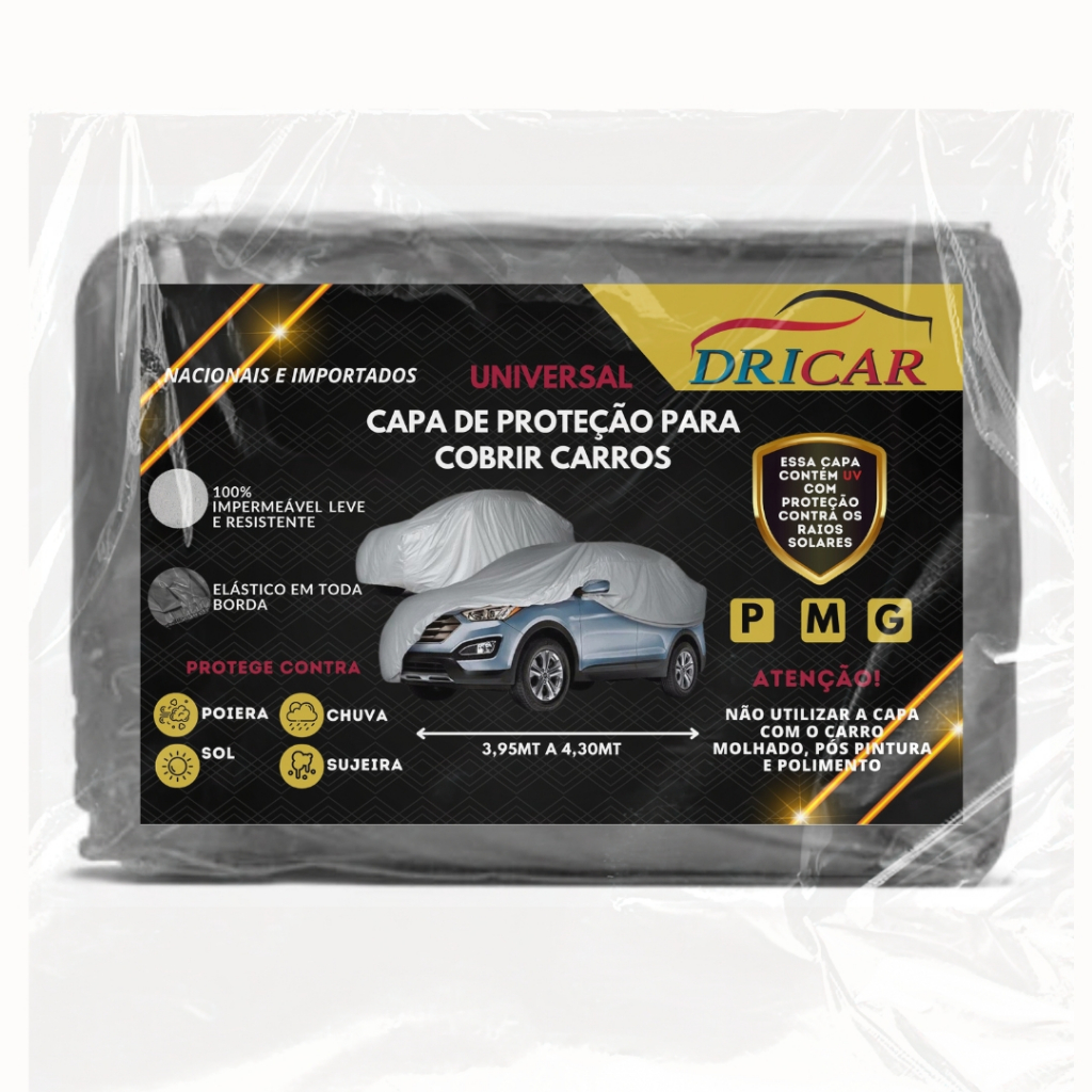 CAPA PARA COBRIR CARRO P M G ORIGINAL 100% IMPERMEÁVEL