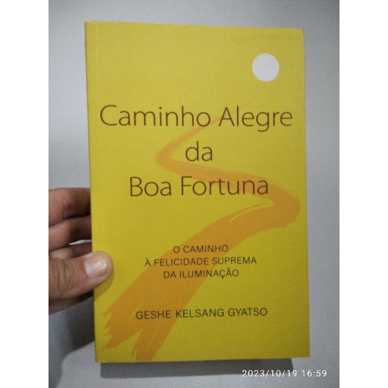 livro caminho Alegre da Boa fortuna - Geshe Kelsang