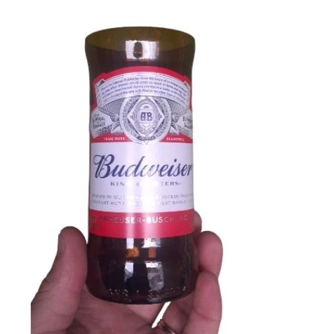 Kit com quatro copos Budweiser personalizados de cerveja de 250 ml