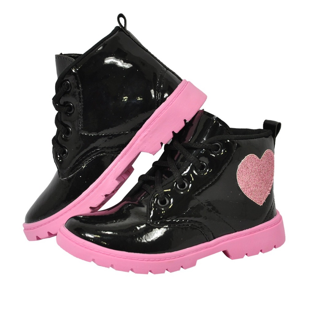 Bota Infantil Feminino Coturno Menina Solado Tratorado Promoção mais Bota da Copa