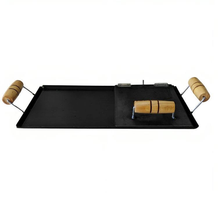 Chapeira Chapa De Aço Carbono Com Prensa Para Fritar e Assar Lanches em Oferta na Shopee