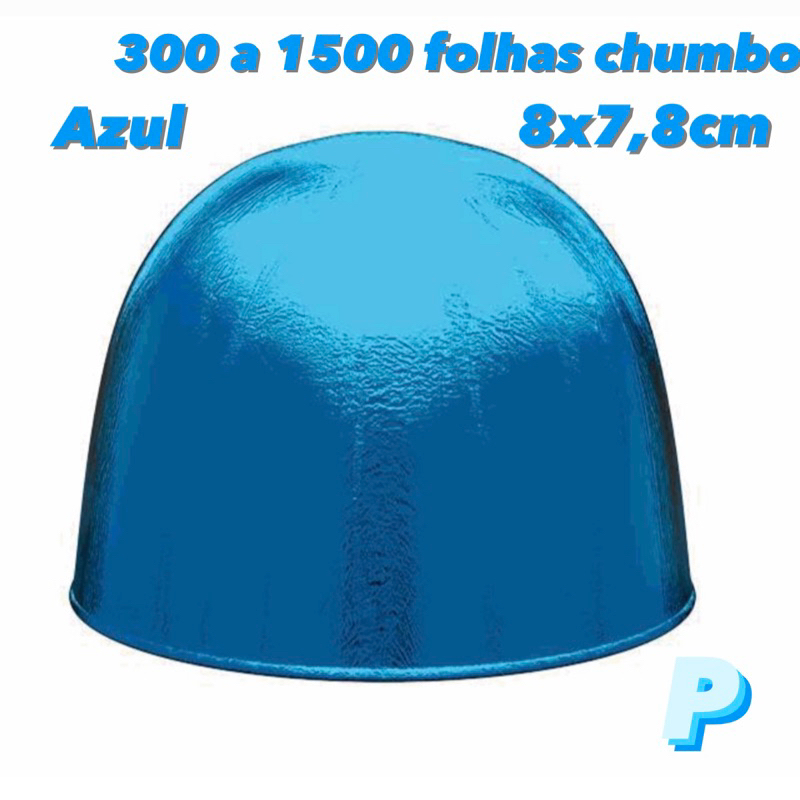 KIT Papel Chumbo AZUL para Doces Papel Aluminio 8x7,8 cm(CHOCO)