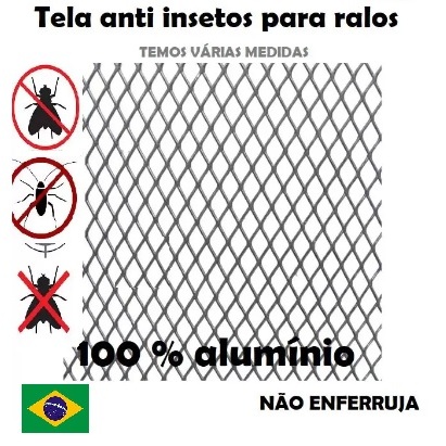 Tela Anti Barata, Escorpiões e Insetos 15cm X 15cm Para Ralos