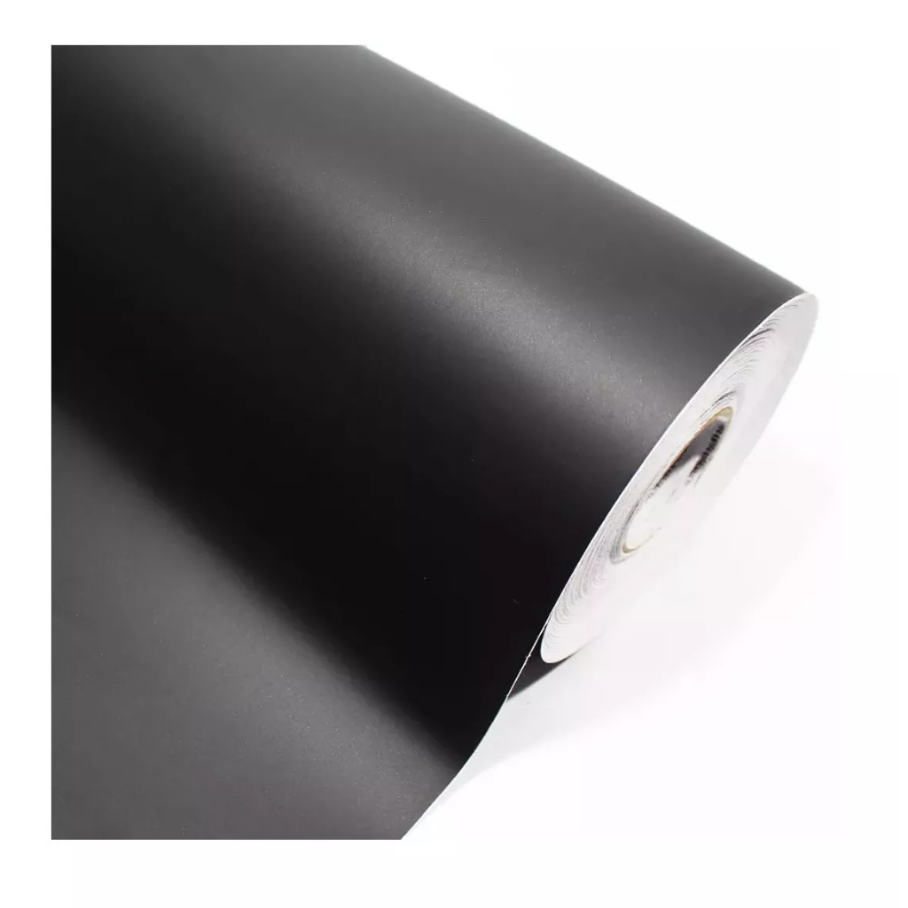 Adesivo Vinil Preto Fosco P/ Geladeira E Armarios 2m X 1m