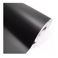 Adesivo Vinil Preto Fosco P/ Geladeira E Armarios 2m X 1m