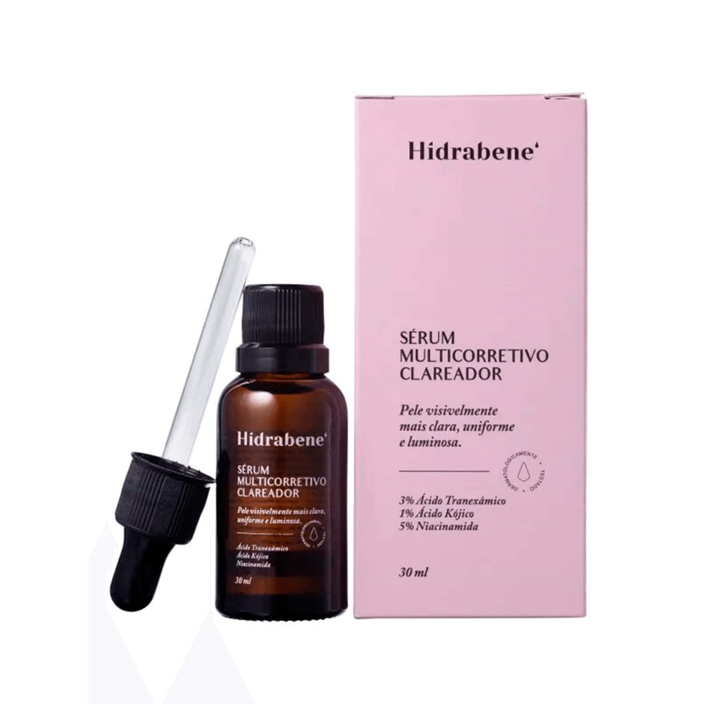 Sérum Clareador de Manchas Facial Hidrabene Vegano 30ml