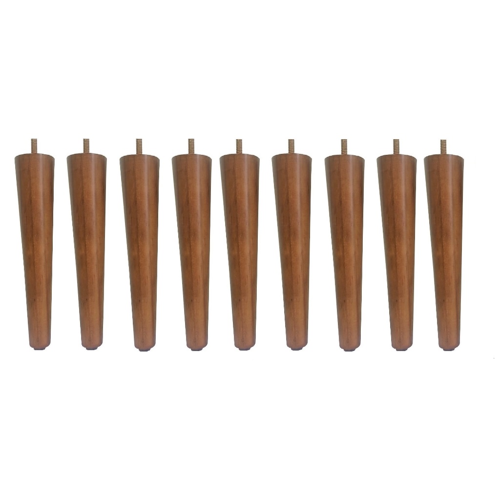 9 Pés Palito 25cm + 2 Pés Palito 20cm Com Parafuso Central 5/16 Sem Chapinha De Fixação