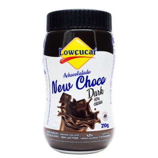 Achocolatado S/ Açúcar New Choco Dark210G Lowçucar