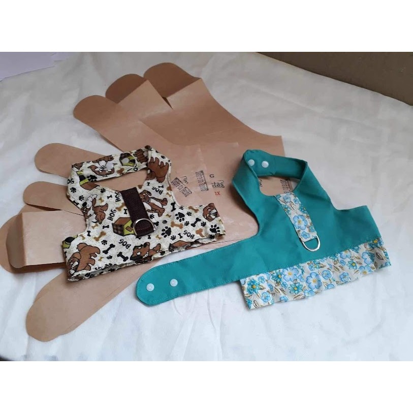 MODELAGEM--De Roupas para Cães/ Kit 3 tamanhos / Molde de Peitoral Pet/ Molde para Costura.