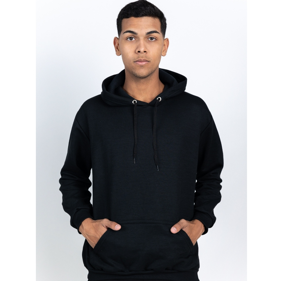 Moletom Feminino Básico Liso Sem Estampa Casaco Moleton Canguru Unissex Algodão Flanelado Com Capuz Preço Atacado