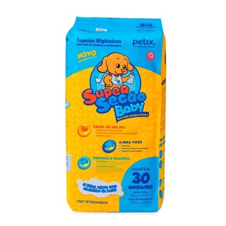 Tapete Higiênico Super Secão Baby Petix Para Cães C/30 Unidades em Oferta na Shopee