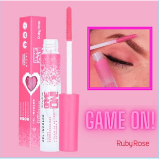 Gel Incolor Cílios + Sobrancelhas - GAME ON Ruby Rose