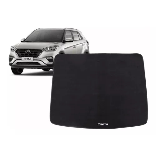 Tapete Carpete Porta Mala Hyundai Creta 2018 Preto Forração