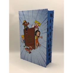 Bíblia Sagrada Tamanho médio 12,5x19 cm Com Harpa palavras de Jesus em Vermelho Crianças de Fé Masculino