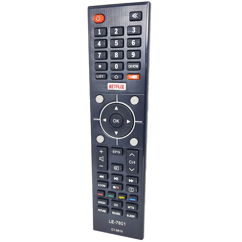 Controle Tv Semp Toshiba Smart Le-7801
