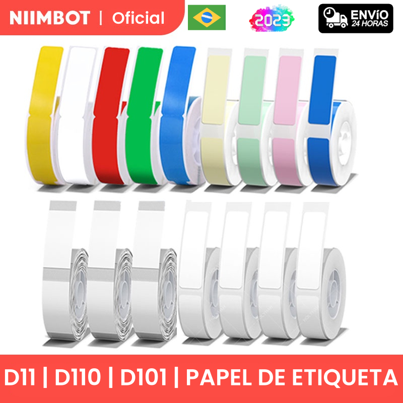 Rolo De Etiquetas Para Mini Impressora Etiquetadora Lazer Bluetooth Fotos Anotações Wifi Térmica portátil / Envio em 24 horas