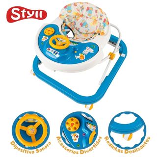 Andador Infantil Para Bebê Com Som E Rodinhas Centro De Atividades Baby em Oferta na Shopee