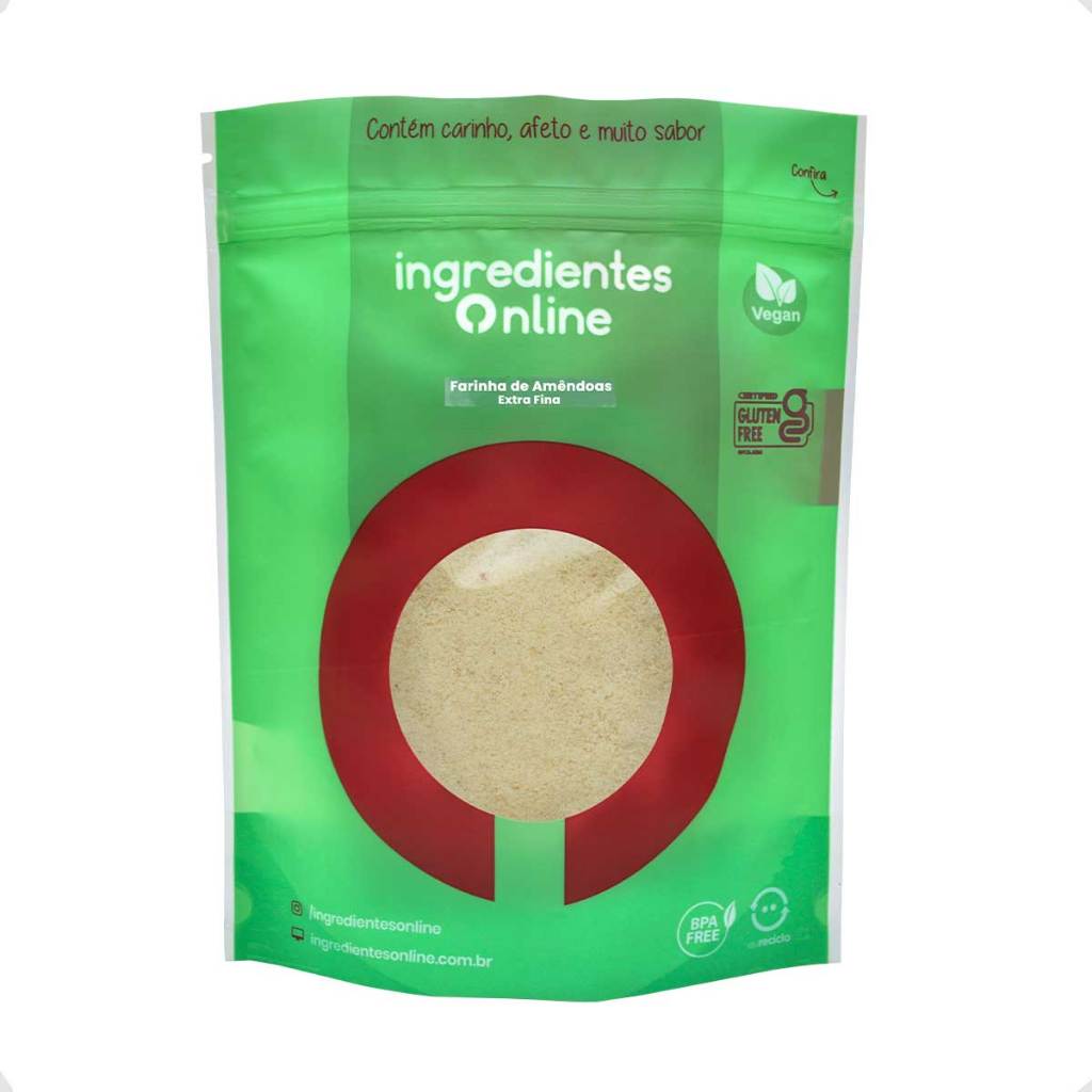 Farinha de Amendoas Premium Sem Glúten Low Carb Extra Fina 1 kg