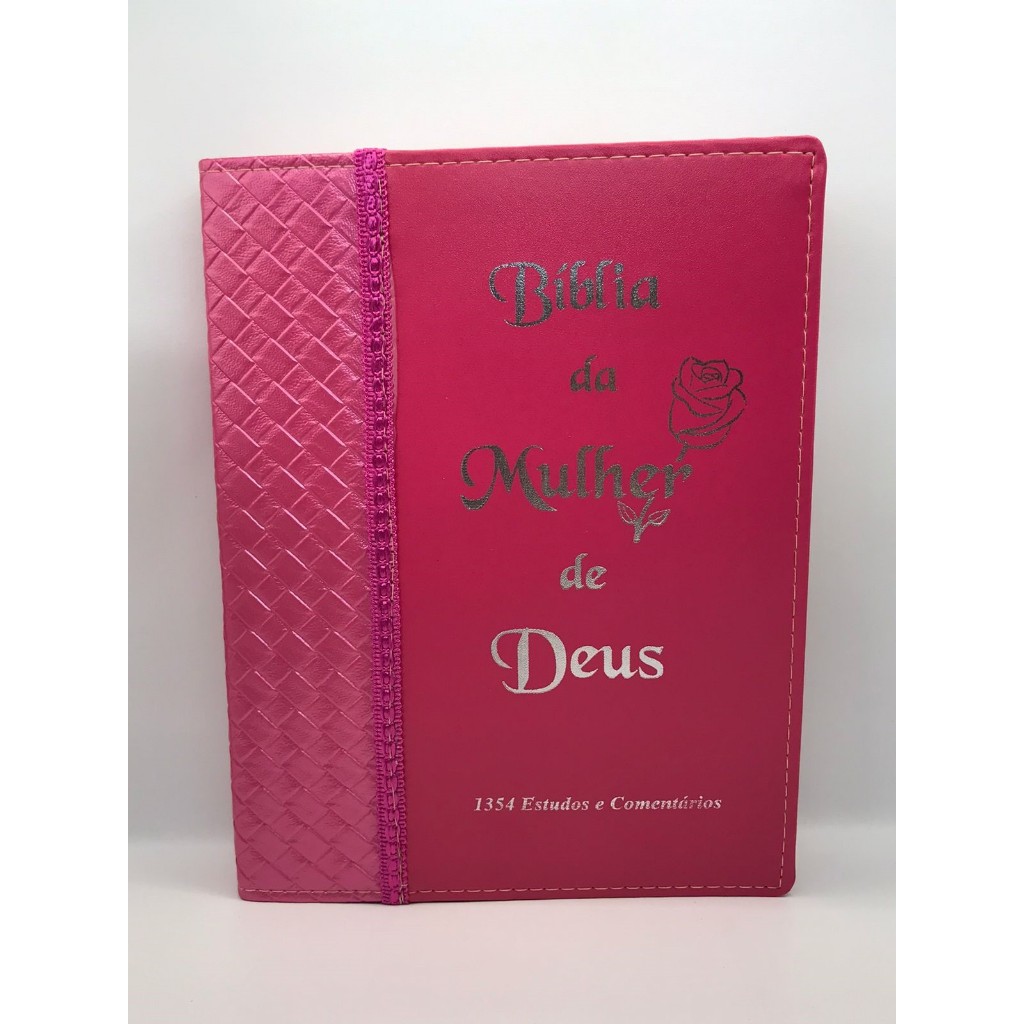 Bíblia de Estudo Da Mulher de Deus - Luxo - Falas de Jesus em Realce - Com índice em Oferta na Shopee