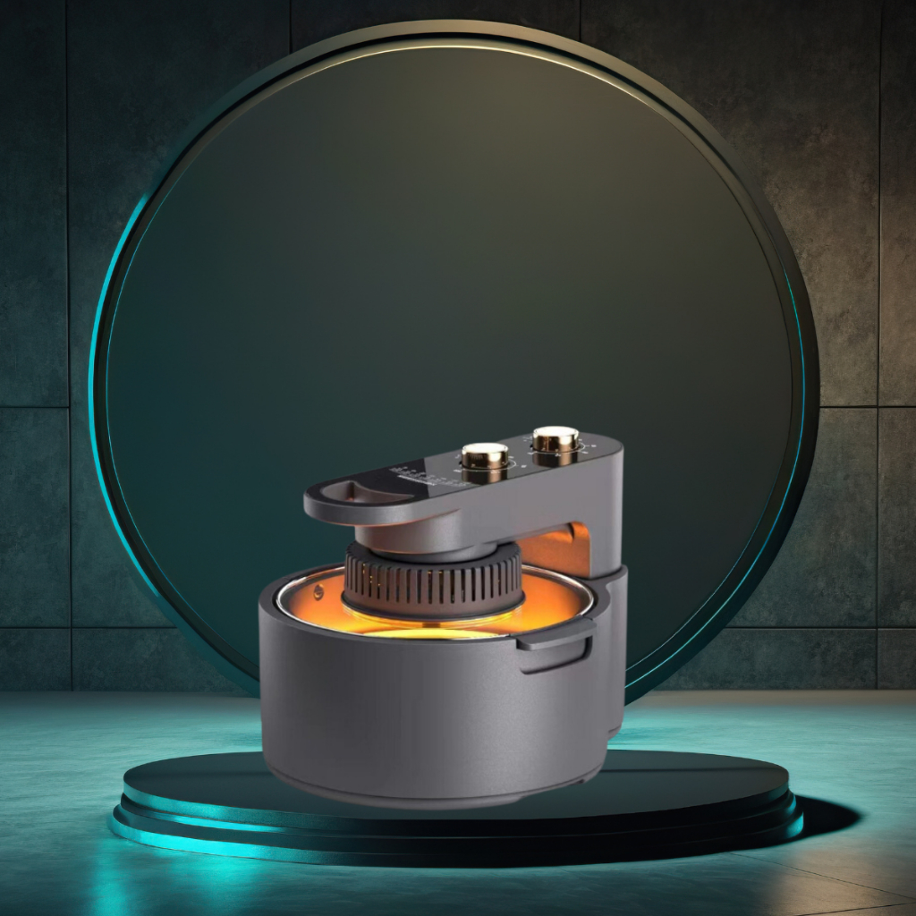 Fritadeira Elétrica Air Fryer Digital Sem Óleo 127v-220v Com Panela Removível e Grelha Para Preparo De Demais Refeições 10L ohf store