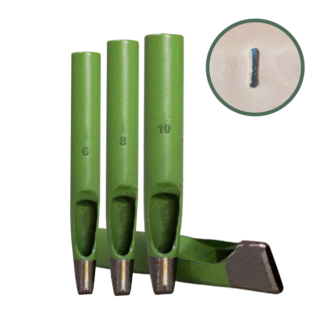 Vazador Charneira Perfurador de Couro Borracha Sintético Graziano