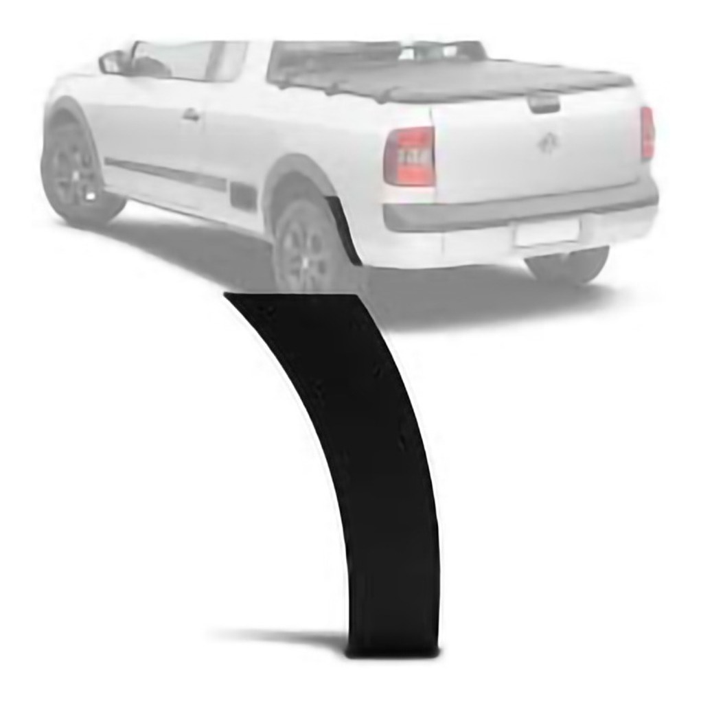 Acabamento Para-Choque Traseiro SAVEIRO G5/G6 2010 2011 2012 2013 2014 2015 2016 - Exceto Cross