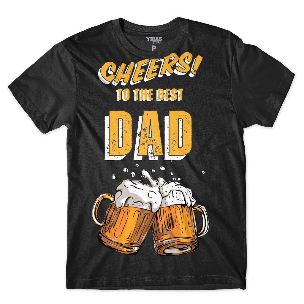 Camiseta Plus Size Pai Cheers Beer Father's DayModelo exclusivo para presentear alguém especial ou se presentear. A nova tendência são camisetas com estampa total na frente, não fique de fora. Garanta já a sua! Valor referente a 1 unidade.  Fabricada em t