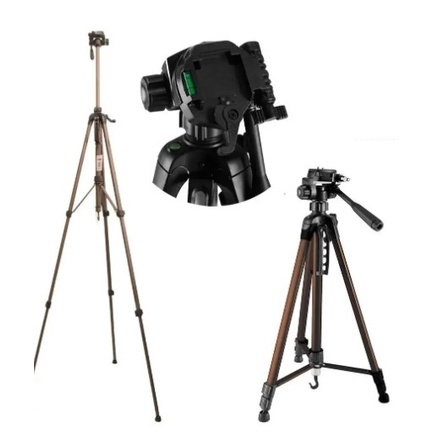 Tripé Profissional Camera, Celular 1,80cm Mtg-3018 TOMATE