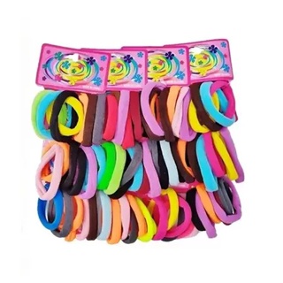 KiT 72 Elástico Rabico Para Cabelo Tipo Pacote - 1 PACOTE em Oferta na Shopee