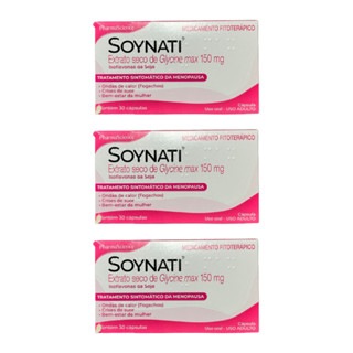 Kit 3x Soynati - Isoflavonas De Soja - Menopausa