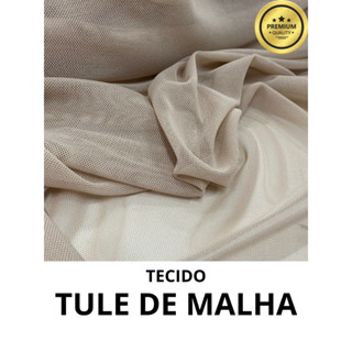 Tecido tule de malha com elastano 1 metro ( 1,00 x 1,50 )