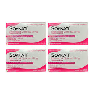Kit 4x Soynati - Isoflavonas De Soja - Menopausa